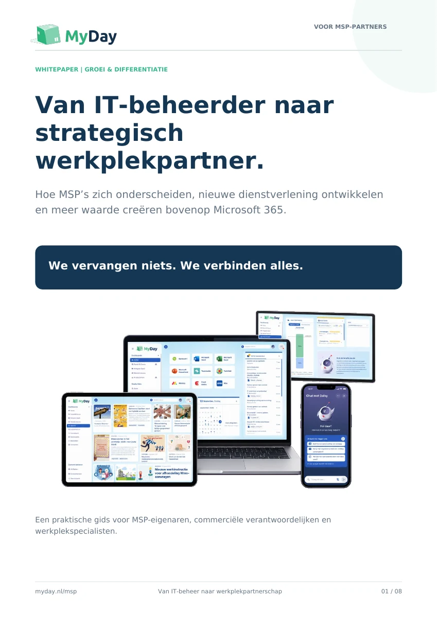 Cover van Van IT-beheerder naar strategisch werkplekpartner